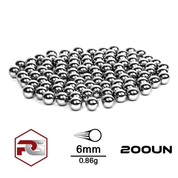 Pote com 200 Esferas de Aço 6mm BBs Airsoft e Airgun - Image 4